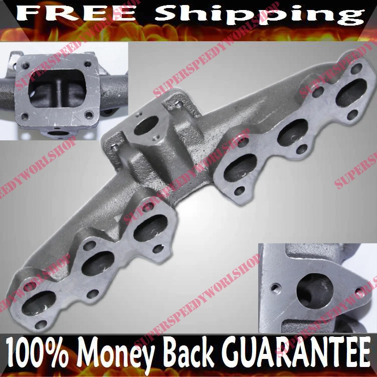 Colector de hierro fundido para Toyota Supra 1993-1998 motor 2JZ-GTE brida T4 Foto 2 de 4