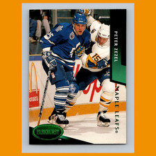 Peter Zezel #206 1993 Parkhurst Emerald Ice Toronto Maple Leafs Hockey Card NHL