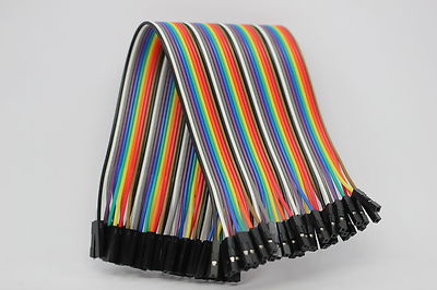 200 Stück Dupont Kabel Buchse Auf Buchse 20 Cm - 5x40P Farbige Kabel Für Elektronikprojekte