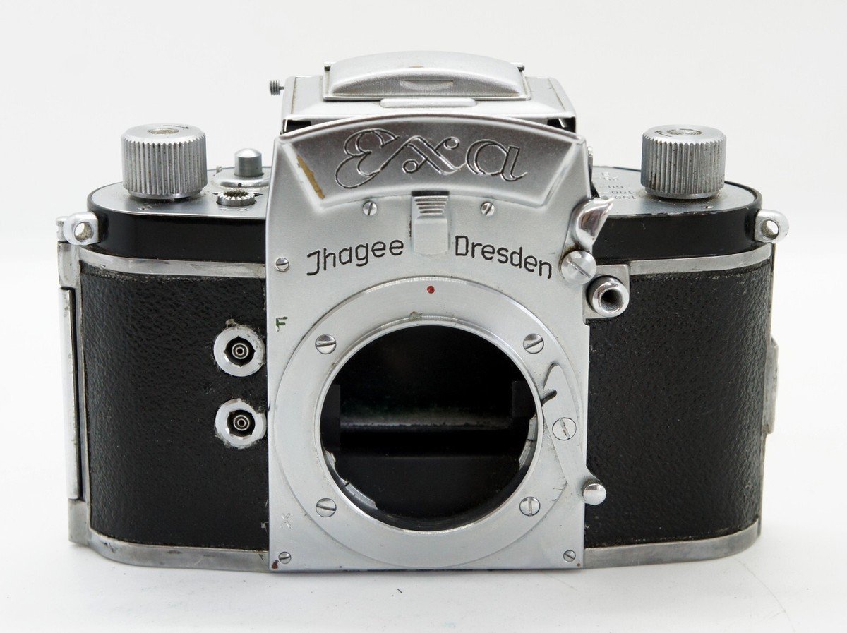 exaⅡ jhagee DRESDEN F0718-74-2v y USSR OCCUPIED GERMANY EXA II 35MM IHAGEE DRESDEN CAMERA W
