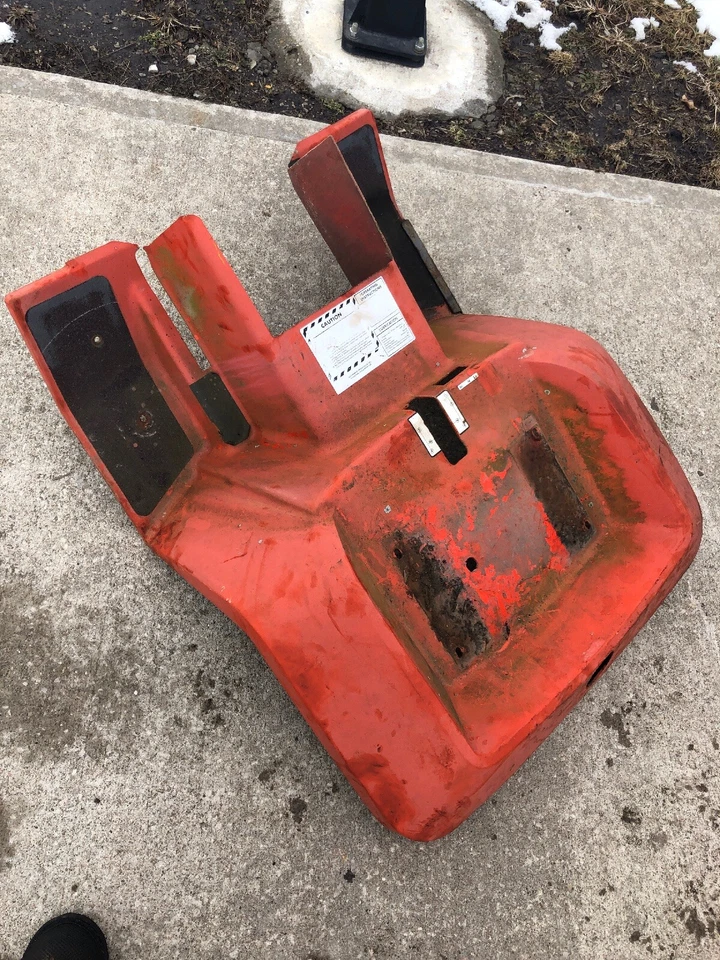 Power King 1212 1982 tractor fibra de vidrio asiento guardabarros reposapiés Foto 3 de 4