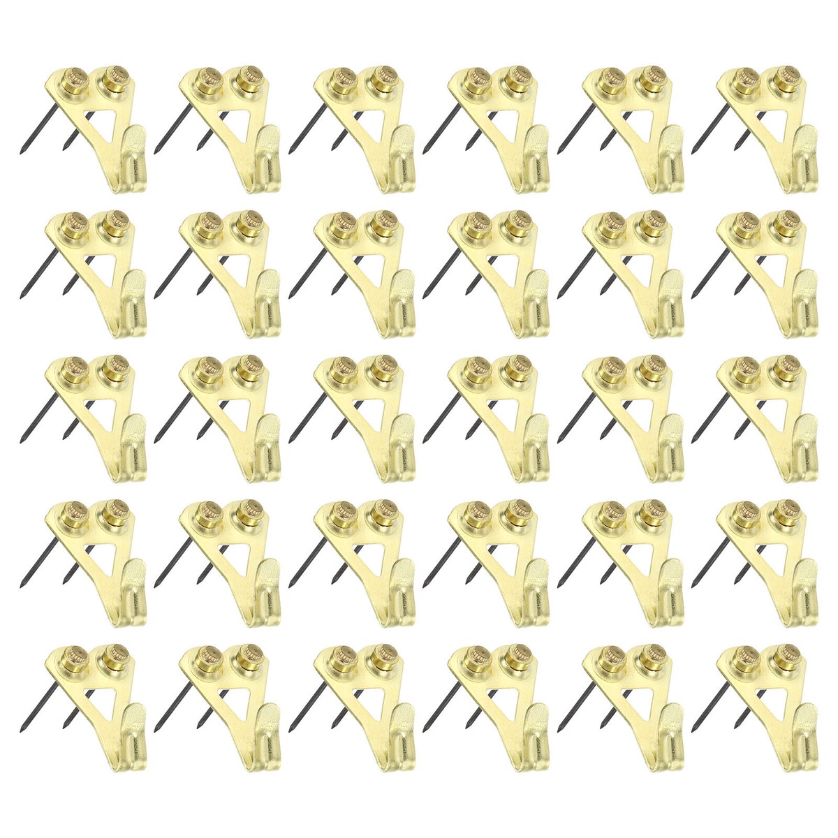 30set 50 Lbs Picture Hangers Photo Wall Hanging Hooks Nails
