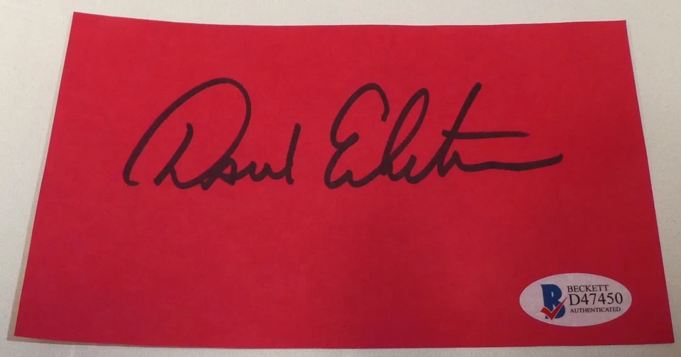 David Eckstein Signed 3.5x5.5 Cut BAS COA Padres Angels Cardinals MVP Autograph - Image 2 of 4