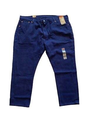 Levi's 501 Men's Blue Straight Leg Jeans 42x30 100% Cotton NWT