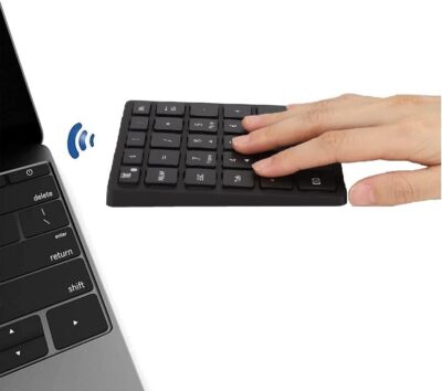 28 Tasten Ultradünner Computer Mini Kabellos Bluetooth Nummernblock Wiederaufladbar