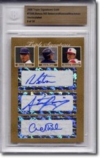 DELLIN BETANCES * Austin Romine * Andrew Brackman Rookie Autograph BGS Auto #/10