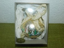 Grand Noël dans Carton " Art En Verre, Véritable Fait à la Main De Thüringen "