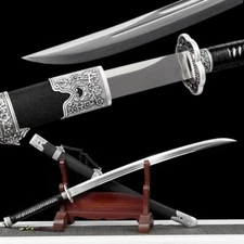 Battle Ready Broadsword Sword Dao Sharp HandForged 1090High Carbon Steel Blade