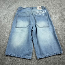 VINTAGE Southpole Shorts Mens 34 Blue Jorts Y2k Baggy Grunge Hiphop Streetwear