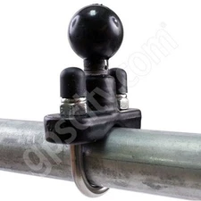 RAM Stainless Steel U-Bolt Handlebar Rail Mount Base with 1" B-Ball RAM-B-231U