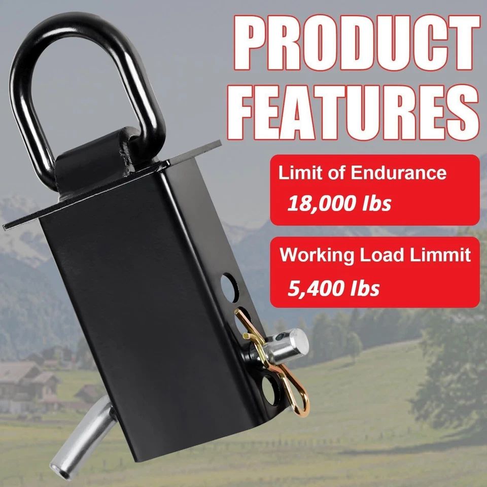 Heavy Duty Stake Pocket D Rings Adjustable 18,000 lbs Stake Pocket D-Ring - Image 4 of 4