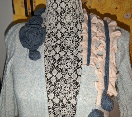 anthropologie rosette cardigan