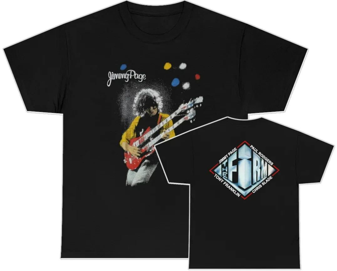 Jimmy Page Custom The Firm Shirt Double Sided T-shirt