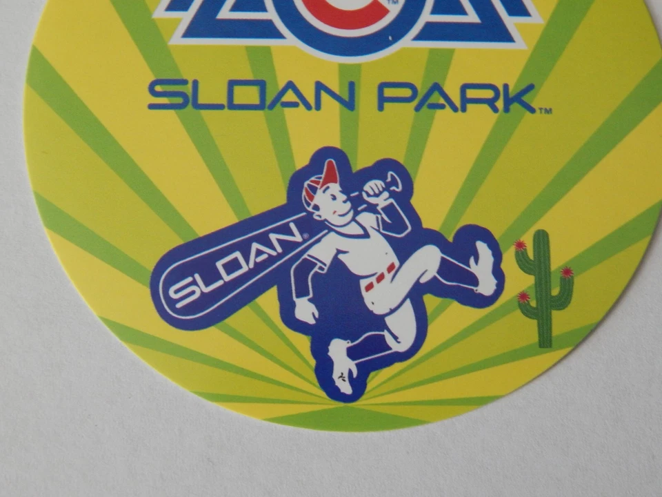 CHICAGO CUBS MLB 2023 SPRING TRAINING MESA ARIZONA EXCLUSIVE 3" ROUND STICKER - Image 3 of 3