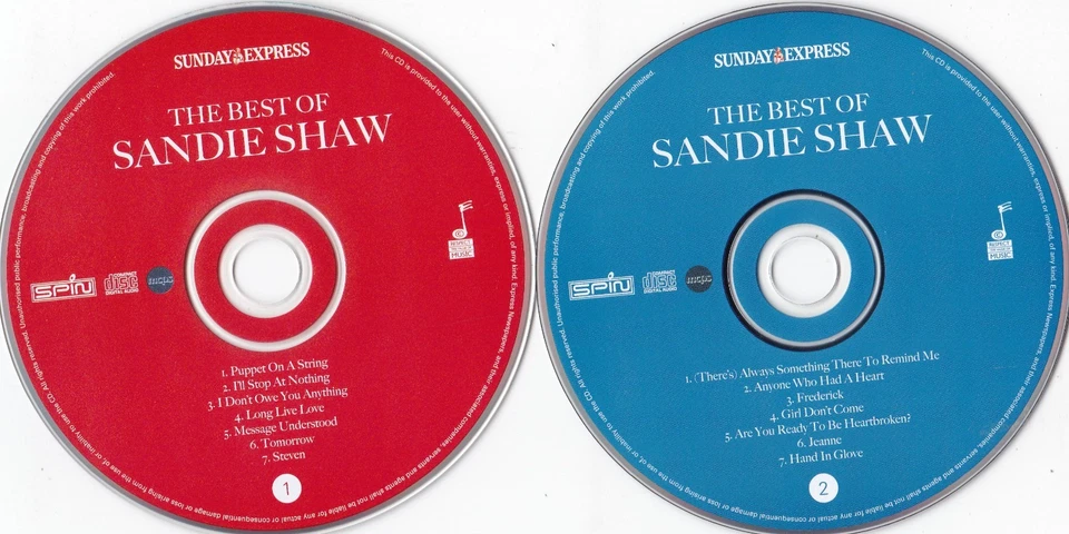 THE BEST OF SANDIE SHAW ( SUNDAY EXPRESS Newspaper Double Album ) Live - Bild 3 von 3