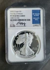 2020-S Proof Eagle First Day Of Issue PF-70 UC Hand Signed by Edmund C. Moy