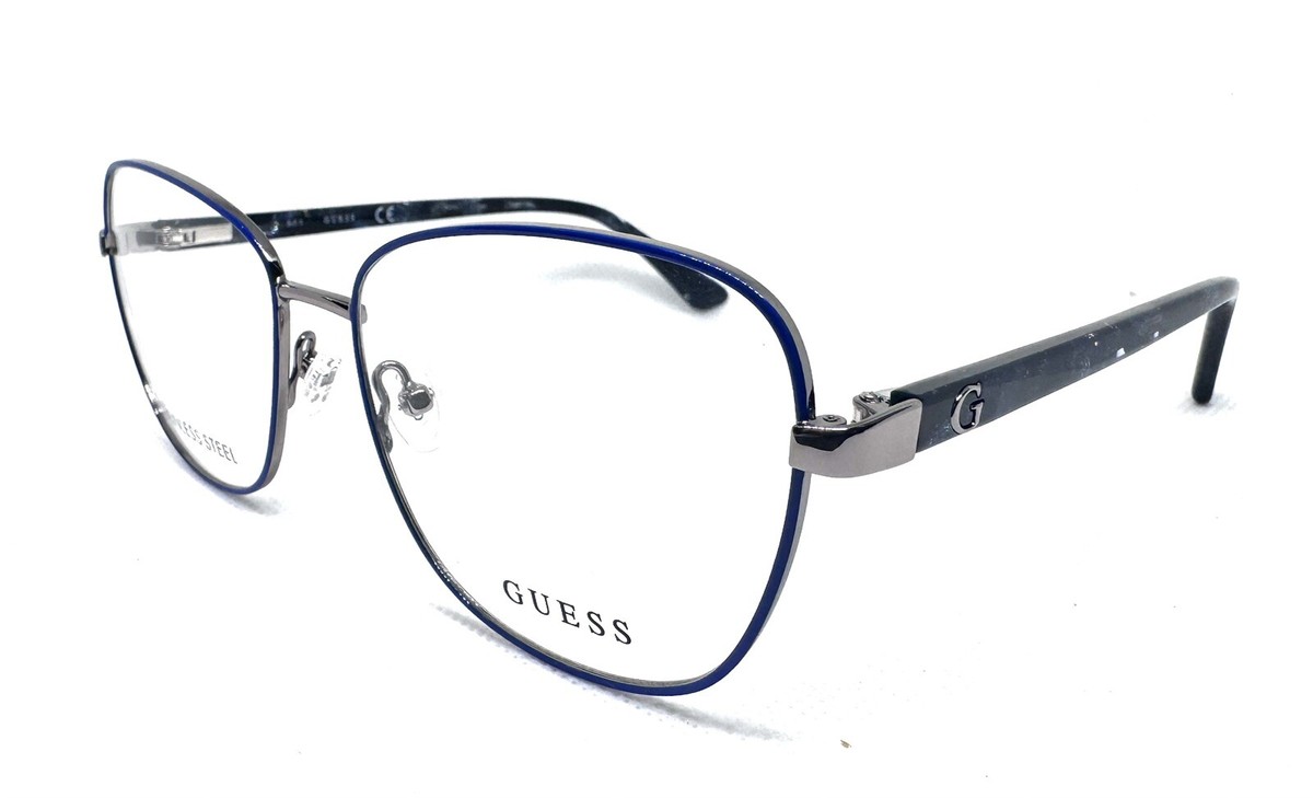 GUESS GU2815 090 BLUE TORTOISE AUTHENTIC DESIGNER EYEGLASSES 55-16 NEW GUESS GU 2815 090 BLUE OVERSIZED AUTHENTIC DESIGNER  main image 4
