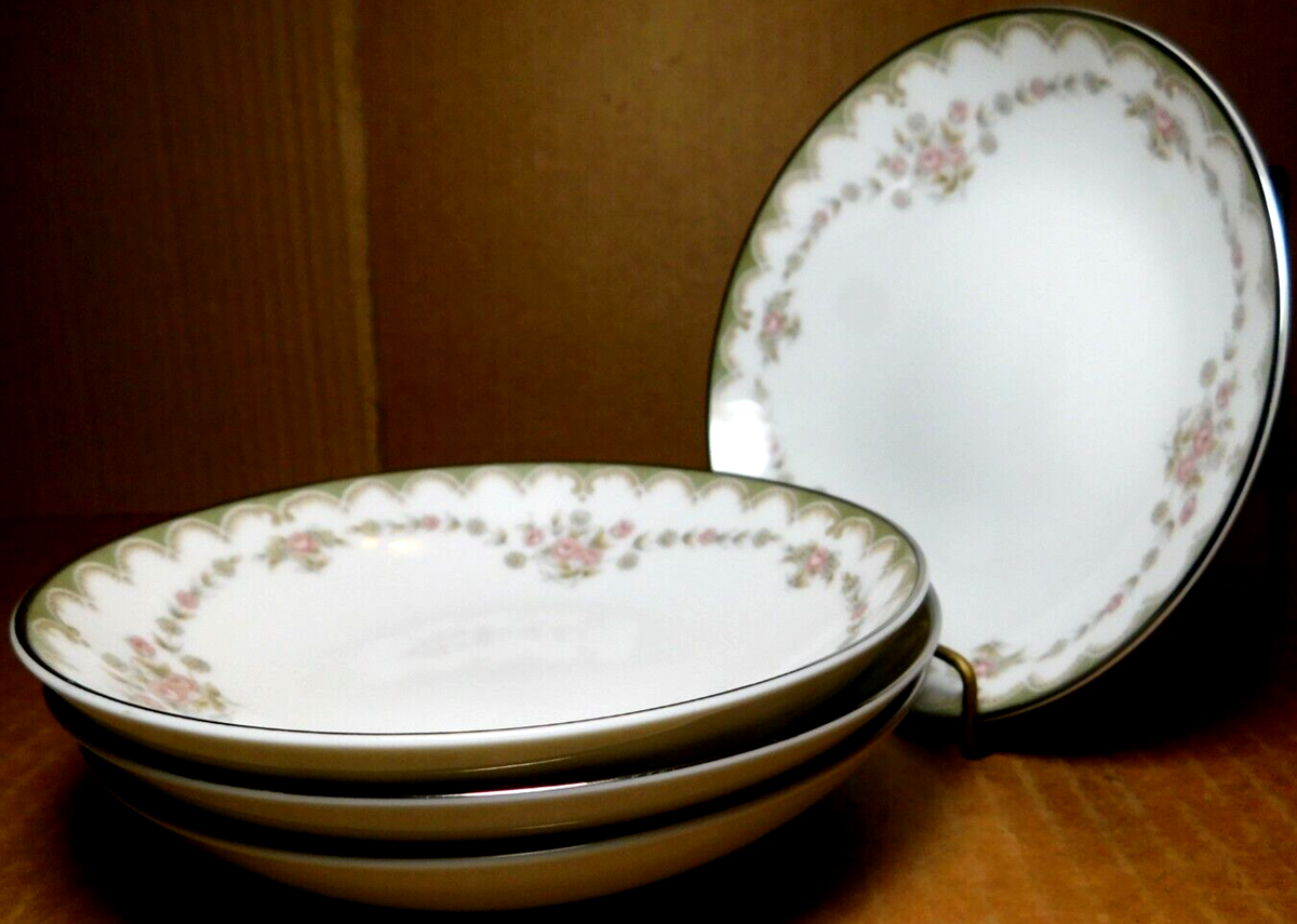 Guirlande Noritake – Lot De 12 Bols à Anses, Motif Floral, Porcelaine Multicolore, Réf 5906