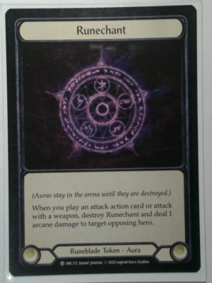 その他 Flesh and Blood Runechant CF Flesh And Blood - Runechant Token | eBay