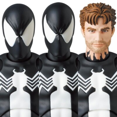 MAFEX No. 147/168 Spider-Man Black Costume Comic Ver. 6in