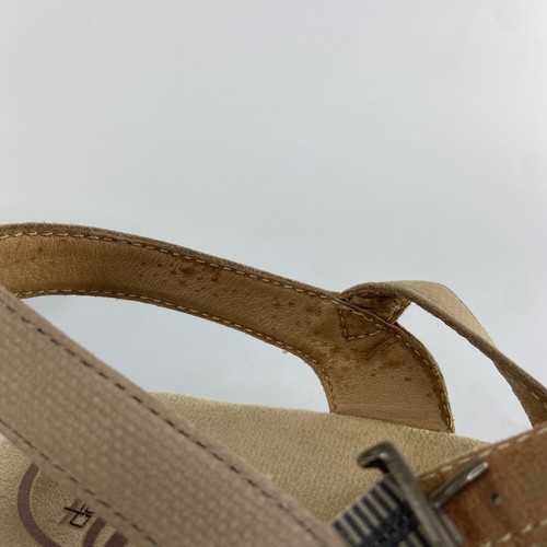 DANSKO Scarlett Beige Leather Chunky Block Heel Buckle Sandals Size EU 39 US 9 - Picture 8 of 11