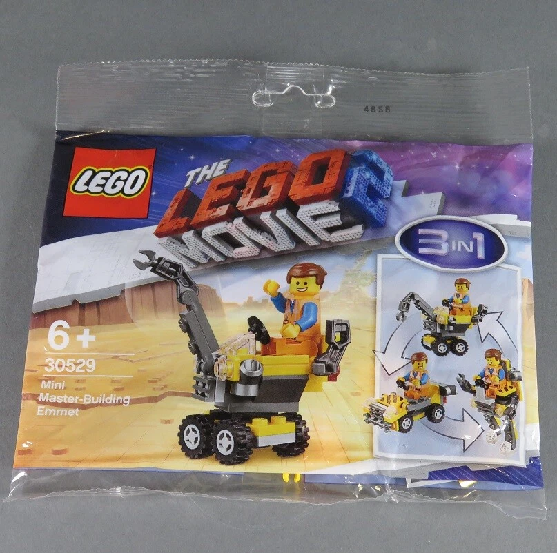 LEGO® The Lego Movie 2™ Figur Emmet Baumeister Bagger 3in1 Polybag Neu 30529 - Bild 1 von 1