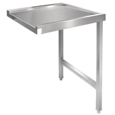 Vogue Pass Through Dishwash Table Right 600mm - GJ534