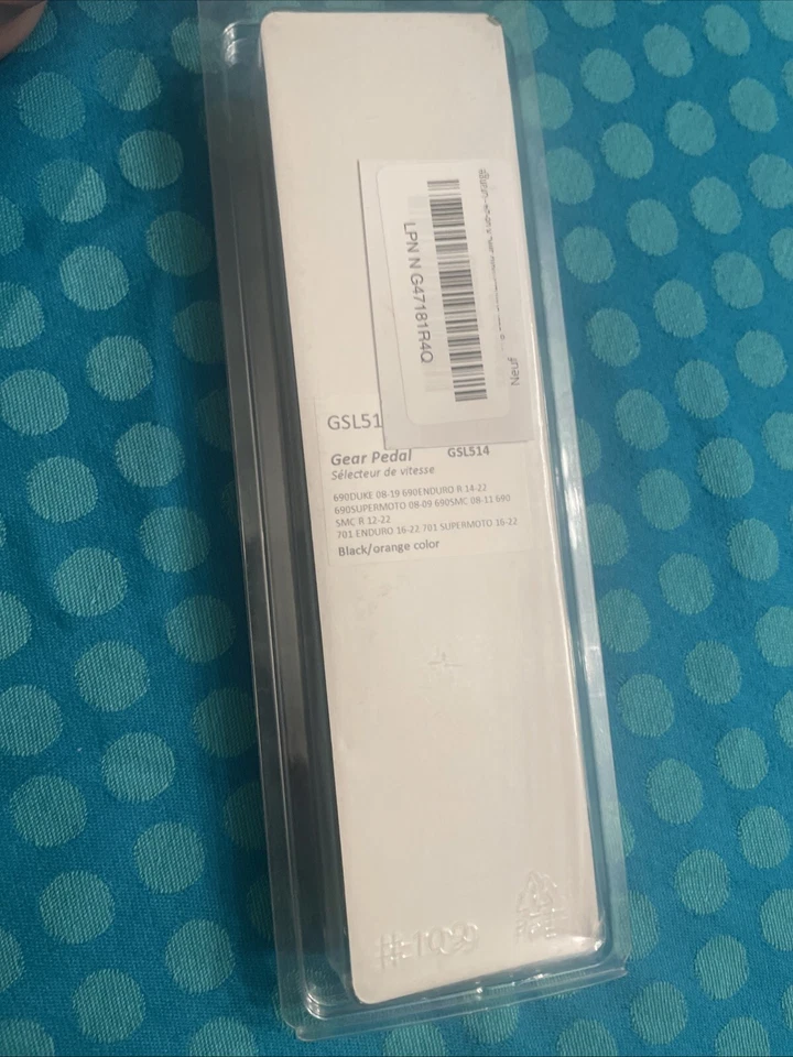 KTM SMC 690 R ABS 2014-2021 Scar Orange Gear Shift Lever GSL514 - Image 3 of 4