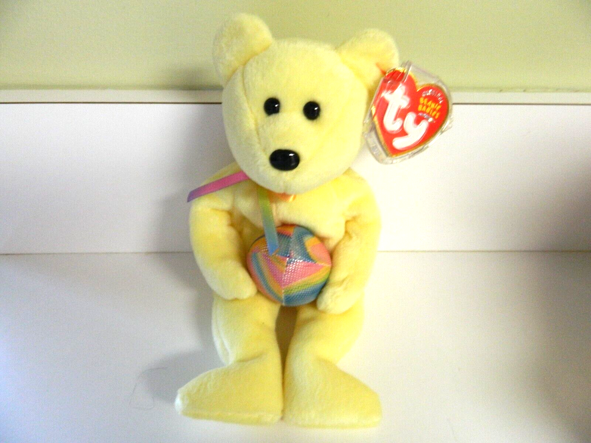TY Beanie Baby EGGBEART the Bear Birthdate April 11, 2004, The