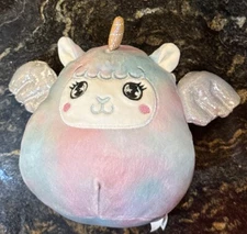 Squishmallow 5" Winona Tie-dyed Llama Pegacorn Unicorn Pegasus Stuffed Plush