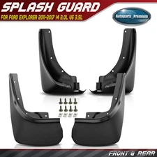 Front & Rear Splash Guards Mud Flaps Mudguards for Ford Explorer 2011-2018 SUV