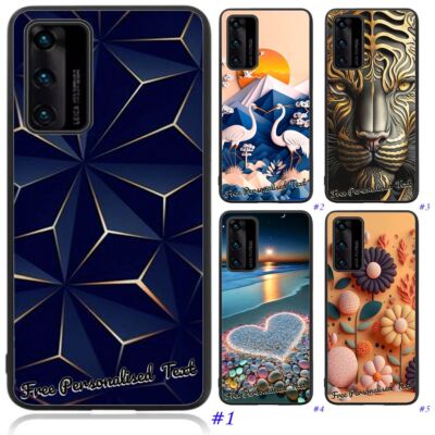 Personalised Text Back Case for Huawei Mate 40 30 20 10 Pro Y5 Y6p Y7p Y9 Prime