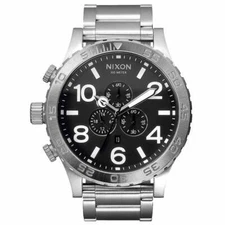 Nixon A083000 Gent's Chrono Black Dial Steel Bracelet Dive Watch