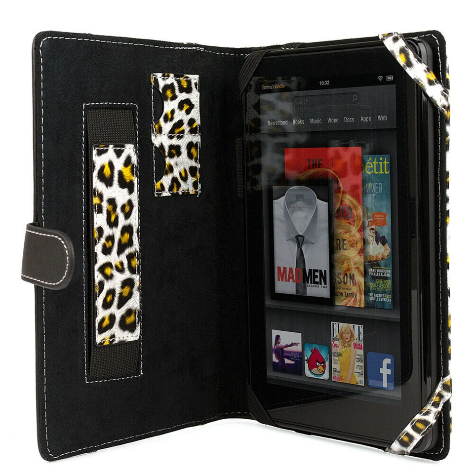 Leopard Pattern Tablet Flip Case Protective Cover For 7" Samsung Galaxy Tab A - Image 4 of 4