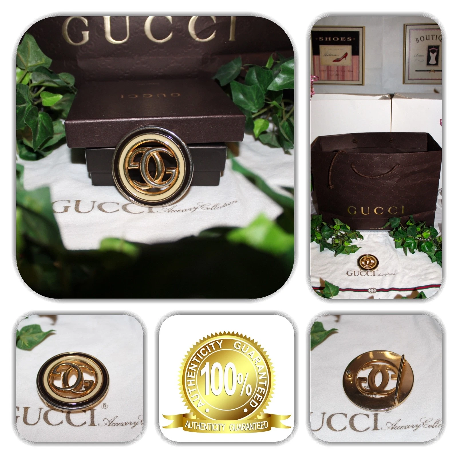 BOUCLE DE CEINTURE CHIC GUCCI ! (DIFFICILE À TROUVER)