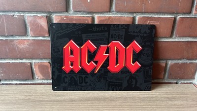 Plaque métal vintage ACDC - PLAK2L | eBay