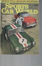 MOTOR MAGAZINE , SPORTS CAR WORLD ,DECEMBER 1967