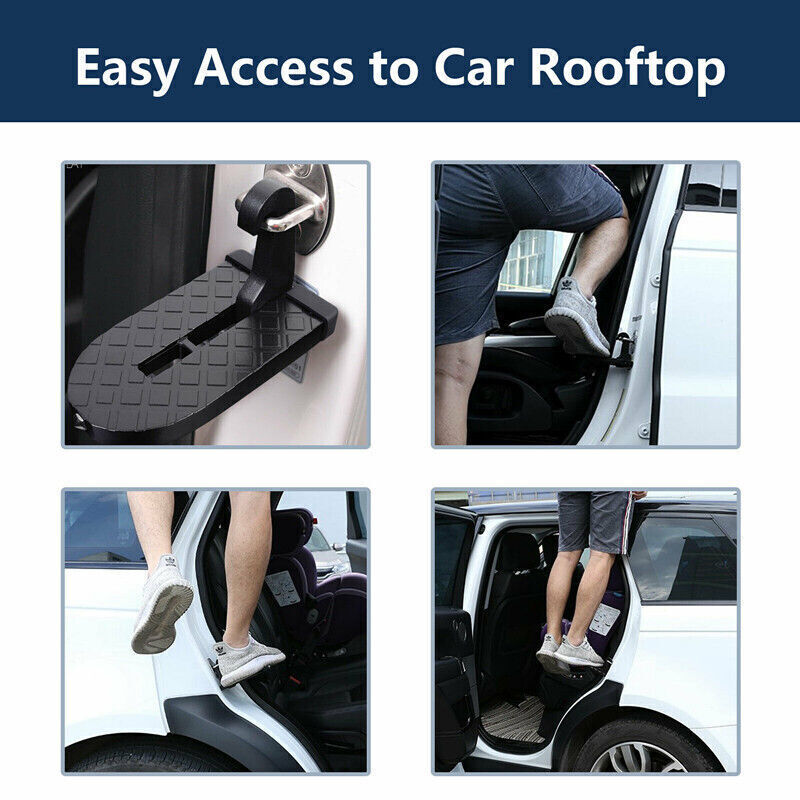 1X Folding Car Door Latch Hook Step Mini Foot Pedal Ladder for Car Roof