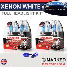 Carrera 911 997 05-12 Xenon White Upgrade Kit Headlight Dipped High Bulbs 6000k
