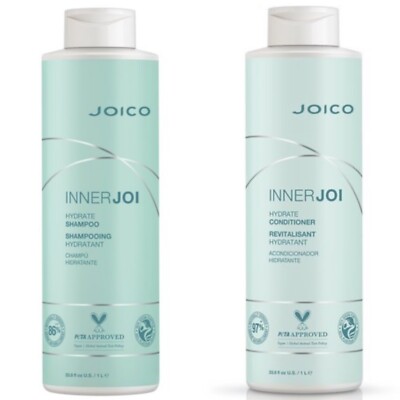 Joico InnerJoi Hydrate Shampoo & Conditioner 1000ml (Pumpen enthalten)