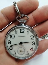 Vintage Pocket watch DIAMANT MOLNIJA 3602 USSR , Very nice 