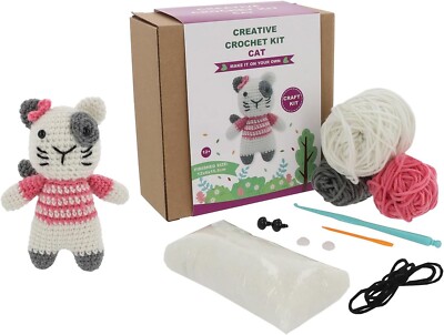 Kreatives Häkelset Hund Katze Biene Highland Coo Einhorn ein Strumpf Füller/Geschenk