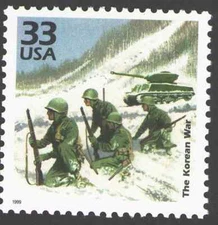 US. 3187e. 33c. Korean War. 3187. Celebrate The Century. MNH. 1999