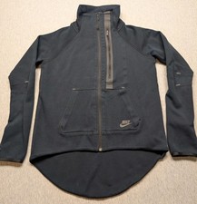 Nike Sportswear Tech Fleece Moto Cape Jacket Women's Size SMALL Black 642688-011