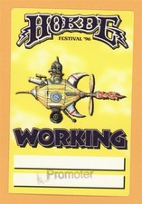 Dave Matthews Band 1996 HORDE Festival Concert Tour WORKING Backstage Pass