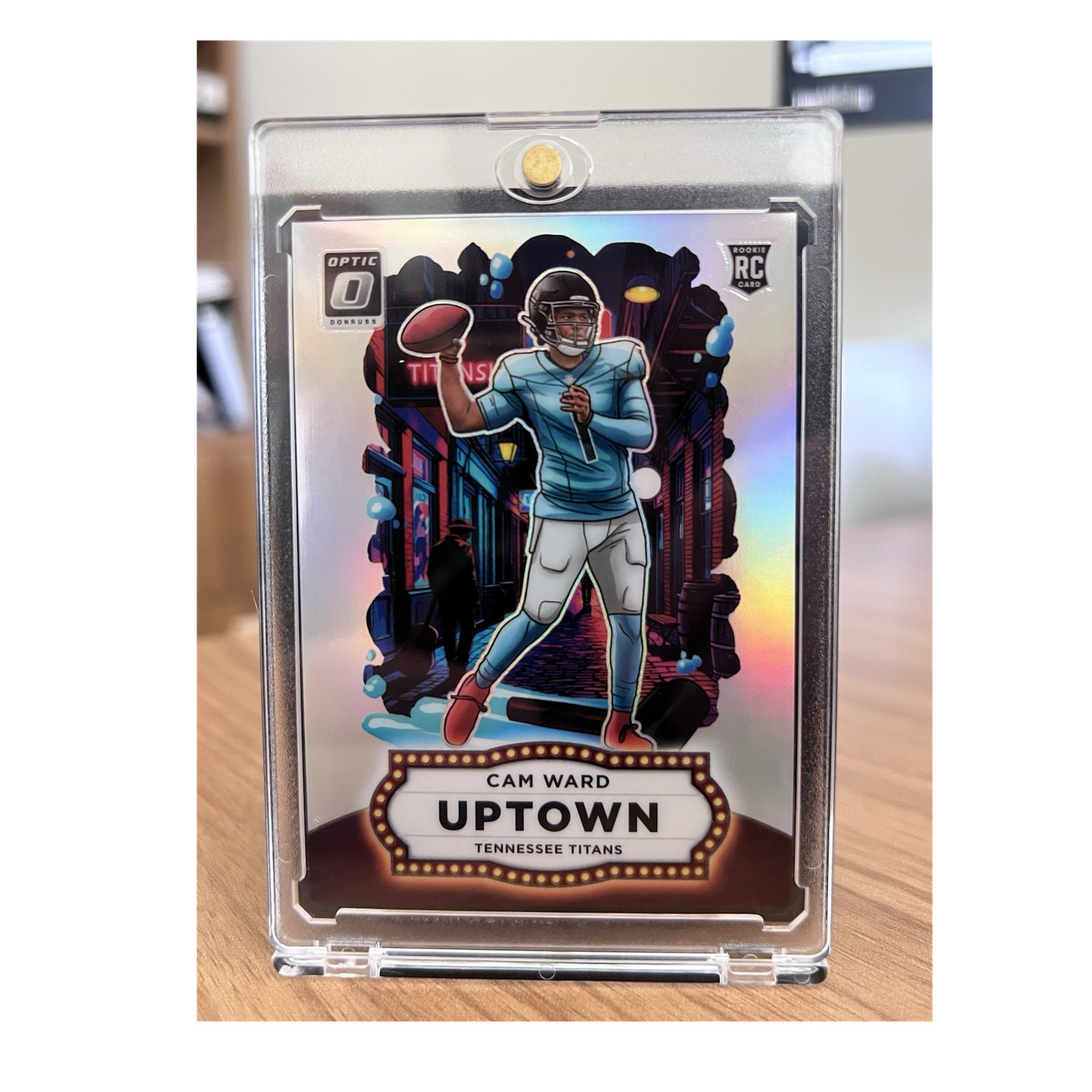 2025 Panini Donruss Optic Uptown Cam Ward Rookie Tennessee Titans #6 SP CASE HIT