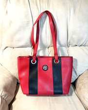 Kim Rogers Handbag - Purse -  Red & Black - Compartments