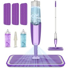 Hochwertiger Sprühwischer mit Mikrofaser und 2 Akkus für mühelose Reinigung