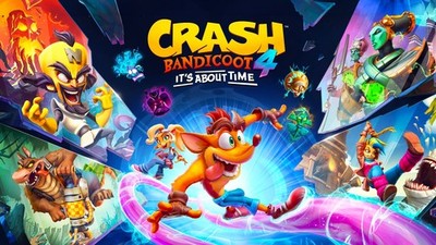 NEU Xbox Spiel Crash Bandicoot 4 Its About Time für Series X S Download Code Key