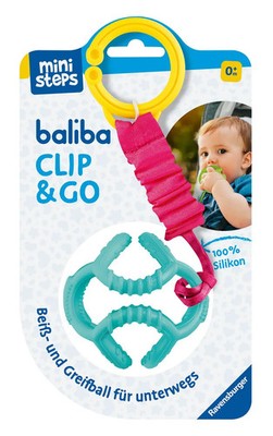 Ravensburger 4583 baliba Clip & Go - Flexibler Ball mit Befestigung für...
